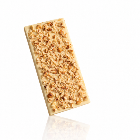 White Chocolate Bar with IGP Piedmont Hazelnut Pieces